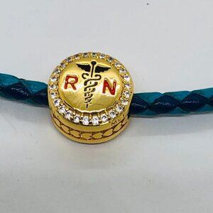 ✨✨Pandora Nurse (RN) caduceus Bead Charm